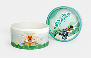 端午節粽子（zǐ）禮盒紙筒（tǒng）包裝