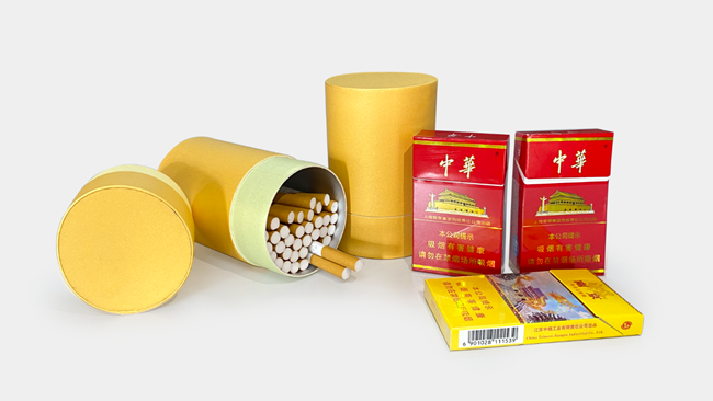 圓筒香煙紙罐包裝盒 圓(yuán)筒香煙紙罐包裝盒