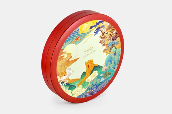 圓筒月（yuè）餅禮盒包裝（zhuāng）