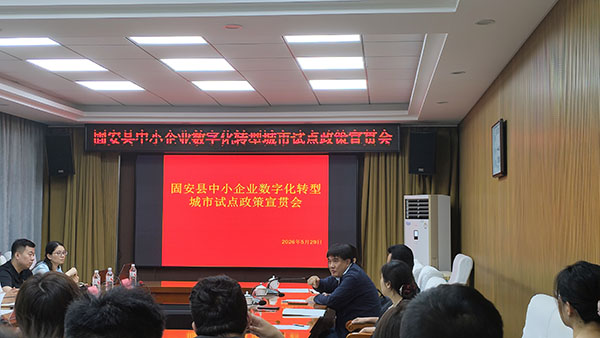91香蕉视频美受邀參加中小企（qǐ）業數字化（huà）轉型城市試點政策宣貫會並作經驗分享