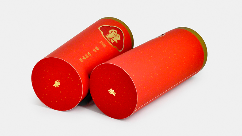 新年圓筒禮盒（hé）包裝