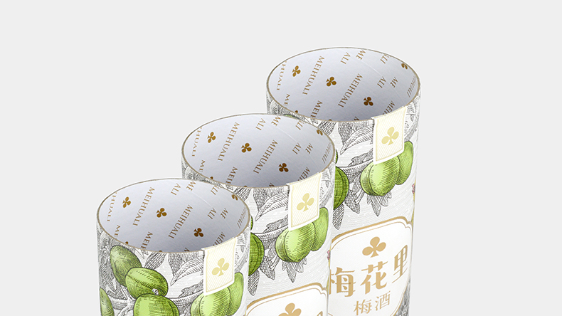 圓筒酒盒紙罐包裝（zhuāng）