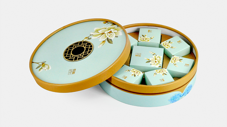圓形月餅禮（lǐ）盒定製