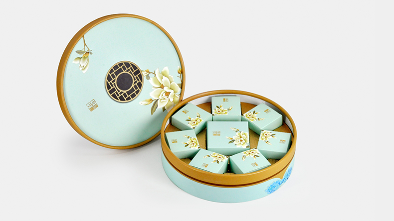 圓形月餅禮（lǐ）盒定製