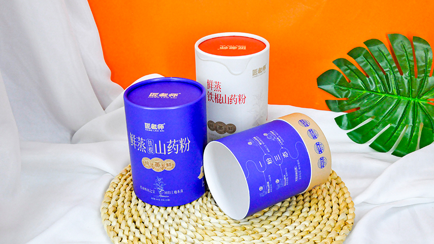 山藥粉紙（zhǐ）罐包裝