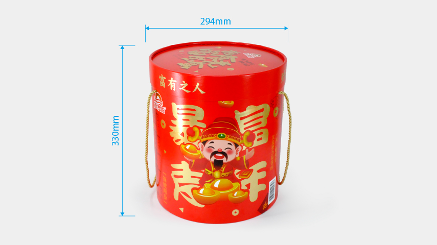 圓形抱抱桶禮盒包裝（zhuāng）